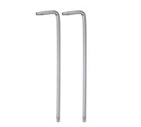 HARFINGTON 2 llaves de estrella Torx T25 a prueba de manipulaciones en forma de L de 5.1 pulgadas de largo brazo de acero de alto carbono herramienta de mano para automoción/reparaciones diarias