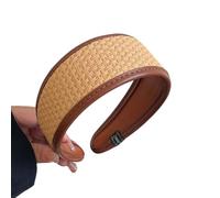 Hariband - Diadema de cuero de ala ancha para mujer, accesorio para el cabello suave y cómodo, accesorio para el cabello de uso diario