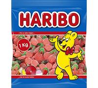 HARIBO - Cerezas con Azúcar Super, Caramelo de Goma, 1 Kg