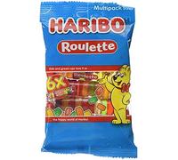 Haribo Dulces con sabor a fruta ruleta, 25 g (paquete de 6)