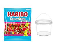 Haribo Favoritos Classic 1 kg en Cubo ADRI - Mix de Gominolas Variadas - Ideal para Fiestas