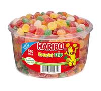 Haribo Frucht Flip, Gominolas de Fruta, 510 Unidades, Tarro de 1275 g