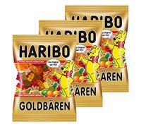 Haribo goldbären, 3 unidades, ositos de goma, vino goma, Golosinas, en bolsa, bolsa