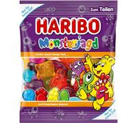 Haribo Gominola de caza de monstruos con azúcar espumoso (paquete de 175 g)