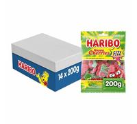 Haribo Happy Cherries F!ZZ - Zuur Kersen Snoep - 14 zakjes a 200 g