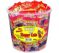 Haribo feliz Cola mini bolso, recipiente redondo, de 200 piezas (2 x 980g)