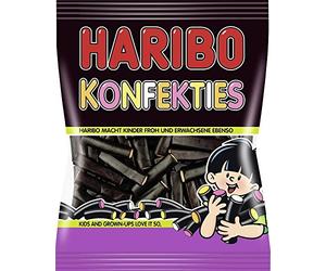 Haribo Konfekties, Confites, Caramelos de Regaliz, Golosinas, Dulces, en Bolsa, 175 g