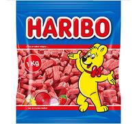 Haribo - Ladrillos Fresa Pica - Geles Dulces - 1 kg