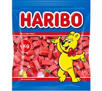 Haribo Ladrillos Nata Fresa Gominolas - 1000 gr