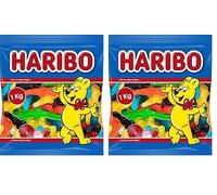 Haribo Lagartones Super Caramelos de Goma - 1000 gr (Paquete de 2)