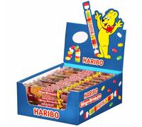 Haribo Mega-Roulette, Ositos de Goma, Gominolas, Gomitas de Fruta, 40 Rollos de 45 g (1.8 KG)