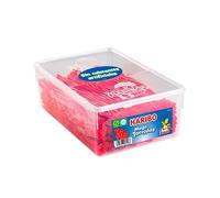 HARIBO MEGA TORCIDAS ROJAS tarro de 200 unidades