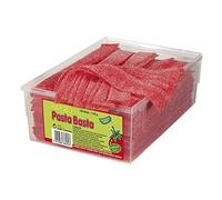 Haribo Pasta Basta Red Fizz Zure Aardbei - silo 150 stuks