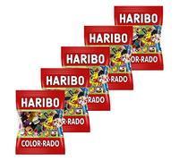 Haribo rado de Color, 5 Unidades, colorrado, Golosinas, Vino Goma, Ositos de Goma, Regalices, Mezcla Regalices, en Bolsa, Bolsa