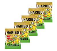 Haribo Sauer Oro Osos, 5 Unidades, saures Ositos de Goma Sauer, Vino Goma, Golosinas Sauer, en Bolsa, Bolsa