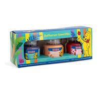 Haribo Islandia - Velas aromáticas afrutadas (3 unidades, regalo para mujeres, para el hogar, perfumadas de 85 g, en un vaso)