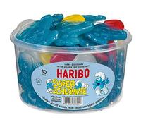 Haribo Super Pitufo, Gominola de Fruta, 30 Unidades, Tarro de 1440 g