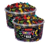 Haribo Vampire, pack de 2, Golosinas Vino goma con Regalices, repostería