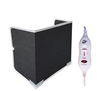 HARICSET Panel de Calefacción Plegables Calentador de Pies Plegable Calentador Debajo del Escritorio Panel de Calefacción Plegables Portátil para Oficina(Color:Tinta Negra)