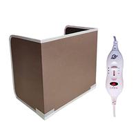 HARICSET Panel de Calefacción Plegables Calentador de Pies Plegable Calentador Debajo del Escritorio Panel de Calefacción Plegables Portátil para Oficina(Color:café Elegante)