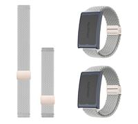 Harikiri 2 Pièces Compatible avec AMFIT Helio Bracelet Nylon Extensible à Attache Rapide pour Cheville et Poignet pour Garmin Venu 3/4 45mm/Venu 2 Vivoactive 4, Forerunner 255/265 pour Hommes Femmes