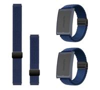 Harikiri 2 Pièces Compatible avec AMFIT Helio Bracelet Nylon Extensible à Attache Rapide pour Cheville et Poignet pour Garmin Venu 3/4 45mm/Venu 2 Vivoactive 4, Forerunner 255/265 pour Hommes Femmes
