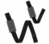 Harikiri 2 Pièces Compatible avec AMFIT Helio Bracelet Nylon Extensible à Attache Rapide pour Cheville et Poignet pour Garmin Venu 3/4 45mm/Venu 2 Vivoactive 4, Forerunner 255/265 pour Hommes Femmes