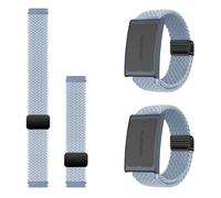 Harikiri 2 Pièces Compatible avec AMFIT Helio Bracelet Nylon Extensible à Attache Rapide pour Cheville et Poignet pour Garmin Venu 3/4 45mm/Venu 2 Vivoactive 4, Forerunner 255/265 pour Hommes Femmes