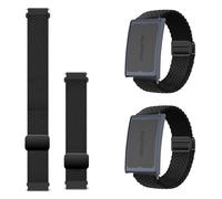 Harikiri 2 Pièces Compatible avec AMFIT Helio Bracelet Nylon Extensible à Attache Rapide pour Cheville et Poignet pour Garmin Venu 3/4 45mm/Venu 2 Vivoactive 4, Forerunner 255/265 pour Hommes Femmes