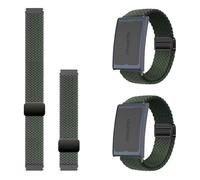 Harikiri 2 Pièces Correa Deportiva Nailon para Tobillo y Brazo Compatible avec Amazfit Bip 6/Bip 5 Liberación Rápida Para Garmin Venu 3/4 45mm Venu 2 Vivoactive 4 Forerunner 255/265 (longitud 22-38CM)