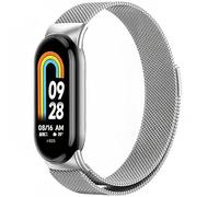 Harikiri Magnéticas Correa Compatible con Xiaomi Mi Band 9/8,Correas Repuesto Magnética Metal Acero Inoxidable para Xiaomi Mi Band 9/8, Mujeres y Hombres