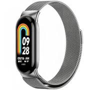 Harikiri Magnéticas Correa Compatible con Xiaomi Mi Band 9/8,Correas Repuesto Magnética Metal Acero Inoxidable para Xiaomi Mi Band 9/8, Mujeres y Hombres