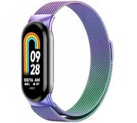 Harikiri Magnéticas Correa Compatible con Xiaomi Mi Band 9/8,Correas Repuesto Magnética Metal Acero Inoxidable para Xiaomi Mi Band 9/8, Mujeres y Hombres