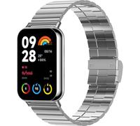 Harikiri Metal Correa Compatible con Xiaomi Smart Band 9 Pro/Smart Band 8 Pro/Redmi Watch 4,Acero Inoxidable Correas para Xiaomi Redmi Watch 4,Mi Band 9/8 Pro