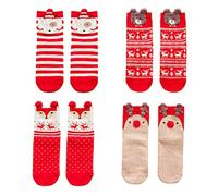 Harilla 1 O 4 Pares de Calcetines de para Mujer, Calcetines de Nad, Calcetines Novedosos, Medias Suaves Y Transpirab - Multicolor