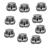 Harilla 10x Oval Cord Locks Toggles Spring Stop 2 Agujeros Cordlocks Stopper