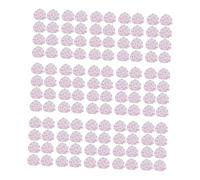 Harilla 120 Piezas de Cubiertas de Micrófono Desechables, Portótrófono de La Mano -Microfocabel Del Disco de Protección Del Viento Del Viento, Microfocabel, Rojo Y Blanco