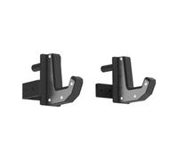 Harilla 2 Ganchos en Forma de J para Rack de Potencia, Ejercicios de Fitness, Entrenamiento de Fuerza para Sujetar Barras de Levantamiento de Pesas, Soporte P