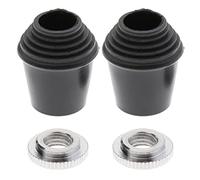 Harilla 2 Pies de Goma de 8,5 Mm para Piso Tom Drum Leg Reemplazo de Suministros Toolkit Player