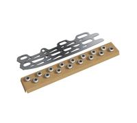 Harilla 2 Piezas de de Patinaje Plateadas con 16 Tapones de Borde, compatibles con múltiples Funciones y Resistentes para sobre, L