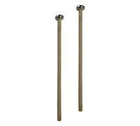 Harilla 2 Piezas Glockenspiel Mazo Vibráfono Mazos Principiantes Mazo de Xilófono Palo de Percusión para Marimba Percusión Bloque de Madera, cabeza larga y plana