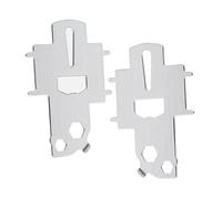 Harilla 2 Piezas Llave para Placa Marina Llave de Tanque de Combustible Herramienta Portátil de Mano Acero Inoxidable Adecuada para Barcos Yates