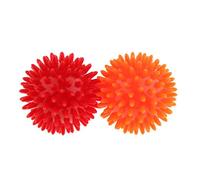 Harilla 2 Uds de Portátil Cuerpo Puntiagudo Punto de Activación Acupresión Fitness - Red Organge