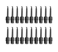 Harilla 20 Piezas de Clips de exhibición para señuelos de Pesca, Soporte de Soporte, alicates de Hackle, Ganchos para señuelos