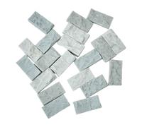Harilla 20 Piezas Ladrillos para pavimentación, Pisos para Casas muñecas, Regalos, paisajismo, dioramas, decoración, reemplazo, S