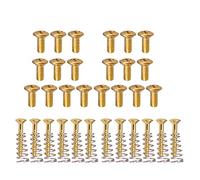 Harilla 20 Piezas Tornillos de Montaje para Interruptor de Guitarra + 12 Tornillos para Guitarra Eléctrica