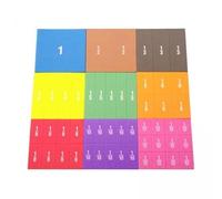 Harilla 2x 51 Uds. Bloques de Fracciones, Manipulativos Matemáticos, Materiales Matemáticos, Fáciles Y Divertidos, Material Didáctico para Que Los Niños Apren