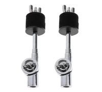 Harilla 2x Mini Apilador de Platillos de 6 Pulgadas con Varilla Sólida de Metal de Fieltro