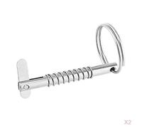 Harilla 2X para Barco, Accesorios de Resorte para Kayak Marino - Pasador, Cubierta Antioxidante, Construcción Naval, 5x51 Mm