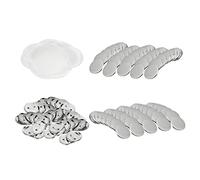 Harilla 300 Uds 1,25 Pulgadas/ 32mm Tapa/Inferior Clip Pin Insignia en y Piezas de botón fabricación de Insignias